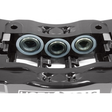 Тормозная система передняя 380x35mm, StopTech 6 поршней, чёрный, Toyota LC200, LX570, 2008-2015