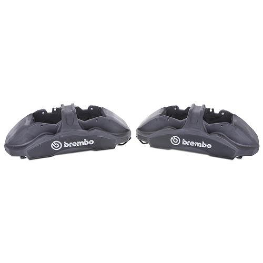 Комплект суппортов 2 шт. Brembo 6 поршней; диаметр поршней 34mm-36mm-38mm; матовый серый